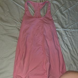 Lululemon pink breathable Razorback tank top